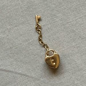 Authentic Pandora 14k Gold Key To My Heart Charm